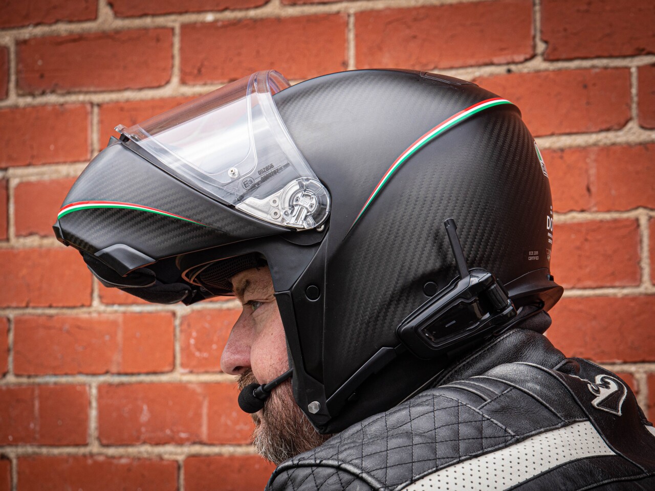 Review Cardo s Packtalk Black Motorcycle Headset Rocks XL Speakers