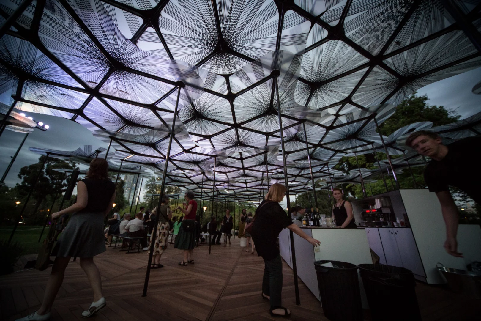 Over the next few months, the MPavilion will host everything from meditation sessions to David Bowie quizzes and fashion shows