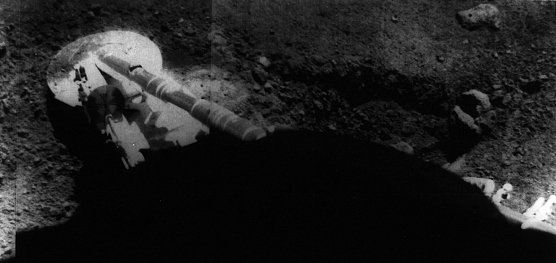 Surveyor I landing leg