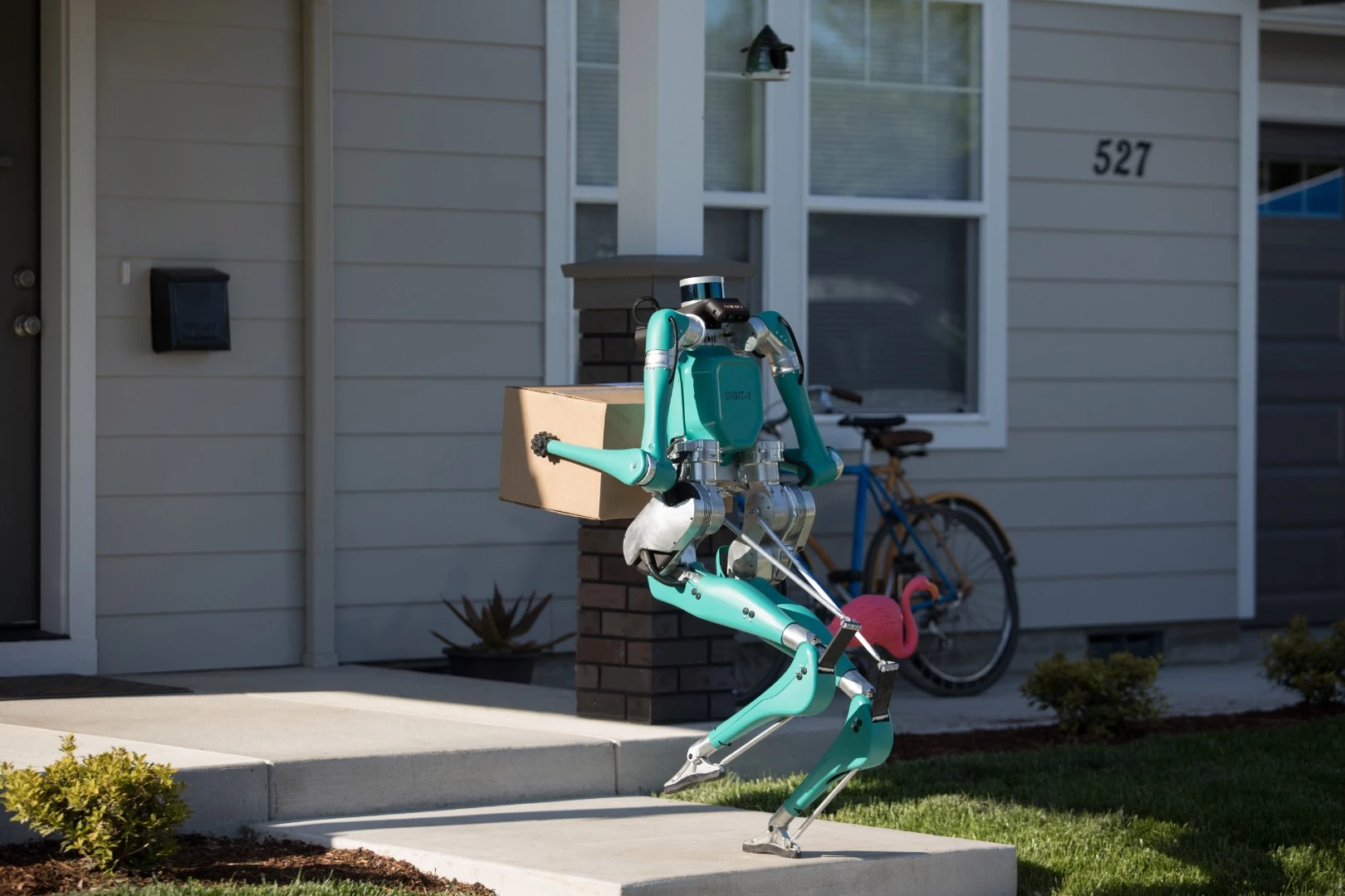 Ford has partnered with Agility Robotics to explore a possible future where autonomous vehicles transport delivery robots around city and urban locations