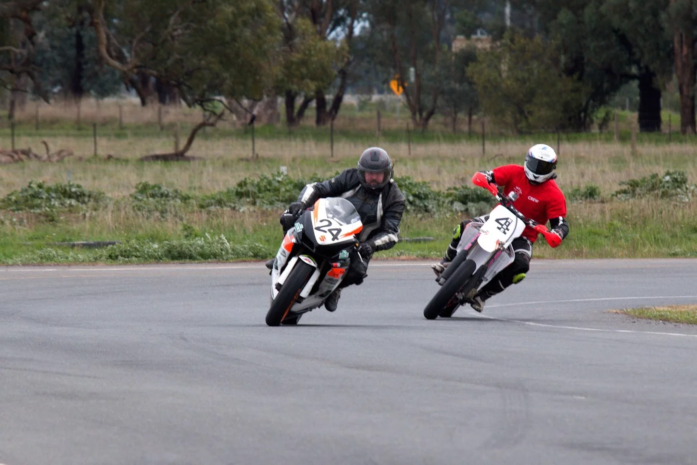 Awkward early sessions on the GSX-R600