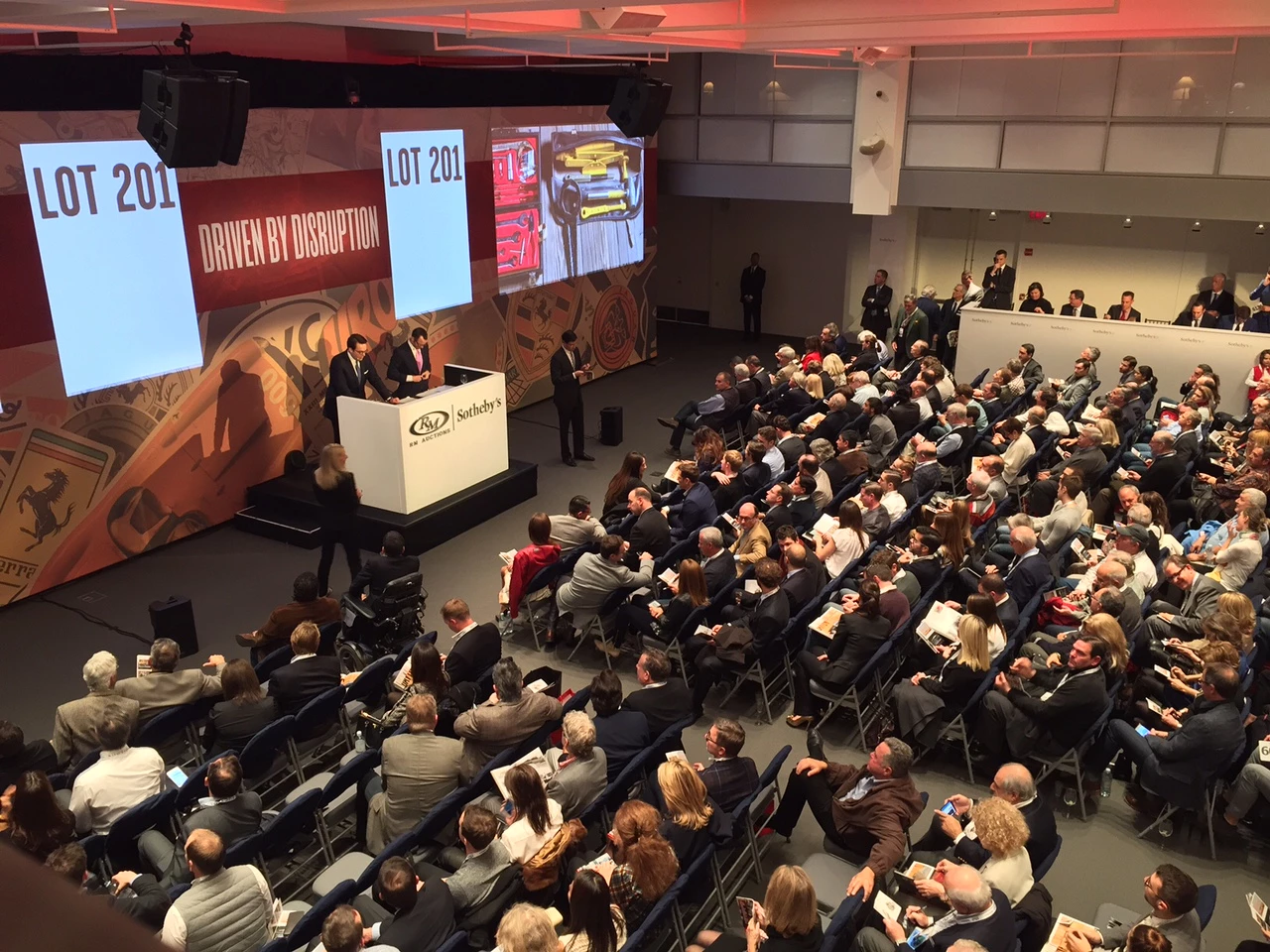 Fangio's Ferrari 290 MM fetched $28 million and became the third most expensive car ever sold, nudging out a 1967 Ferrari 275 GTB/4 S NART Spider which sold for $27,700,000 in August, 2013 during Monterey Car Week.