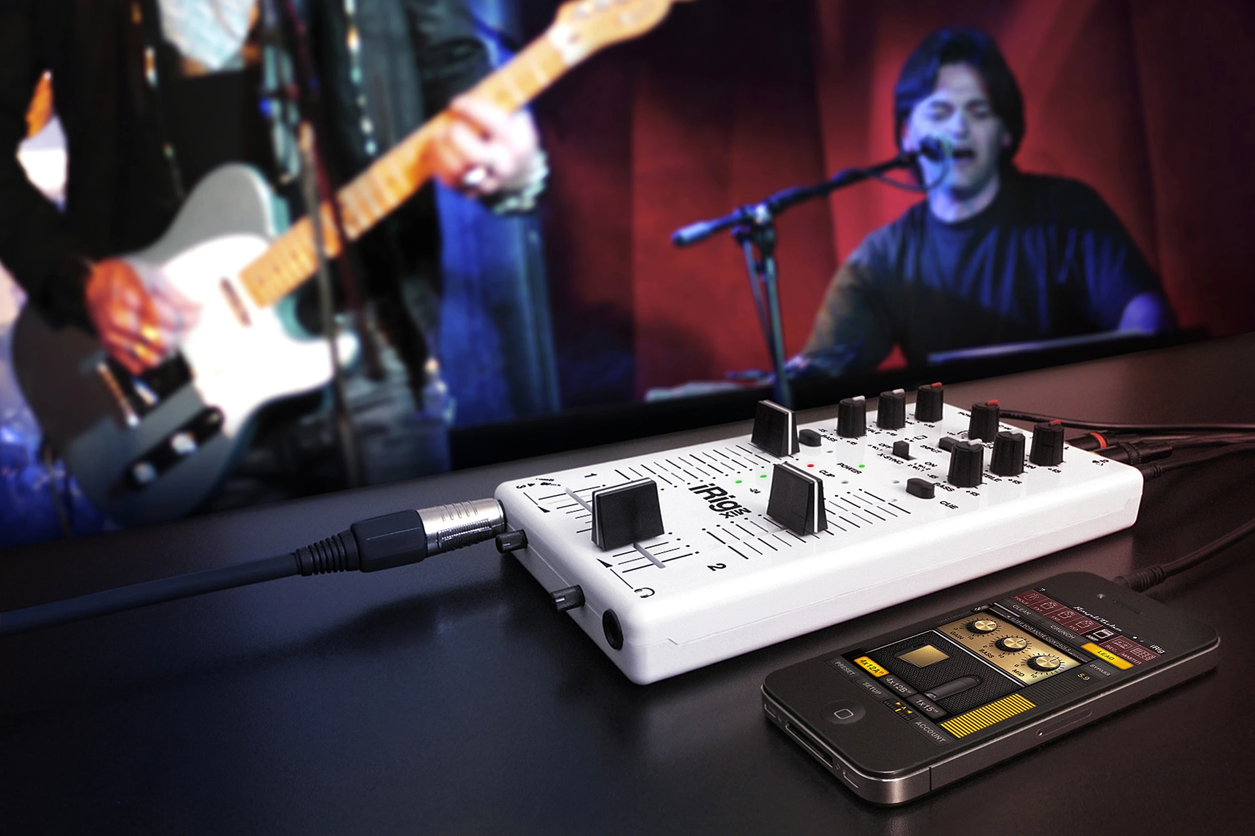 Musicians can take the iRig MIX to rehearsals or the studio