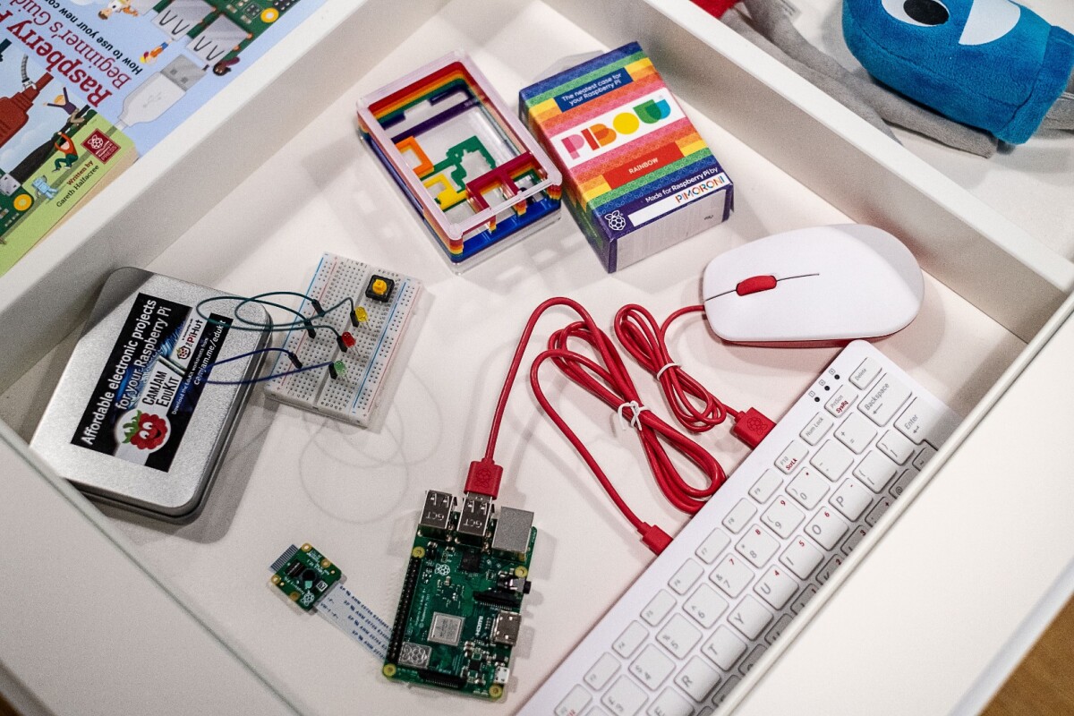 Visitors to the retail store in Cambridge, UK, can see for themselves what the Pi universe is all about