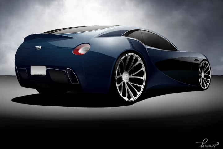 Reuben Zammit's RacerX Bugatti Type 12-2 concept design