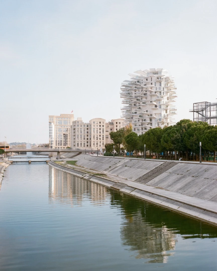 Construction of L'Arbre Blanc was completed in May