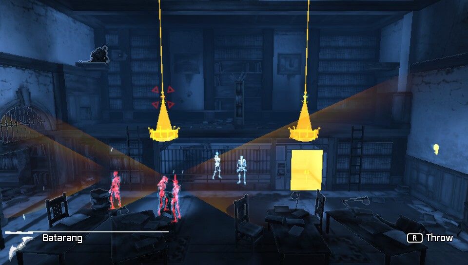 Predator rooms are overly simplistic, compared to the console Arkham games