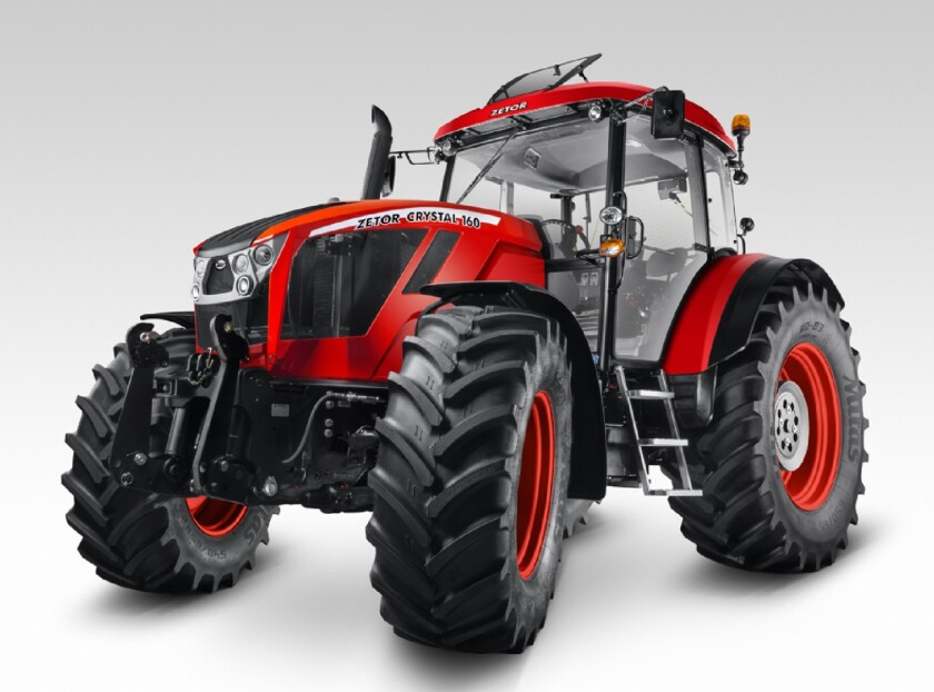 The Zetor Crystal 160 stock tractor actually looks pretty good, too