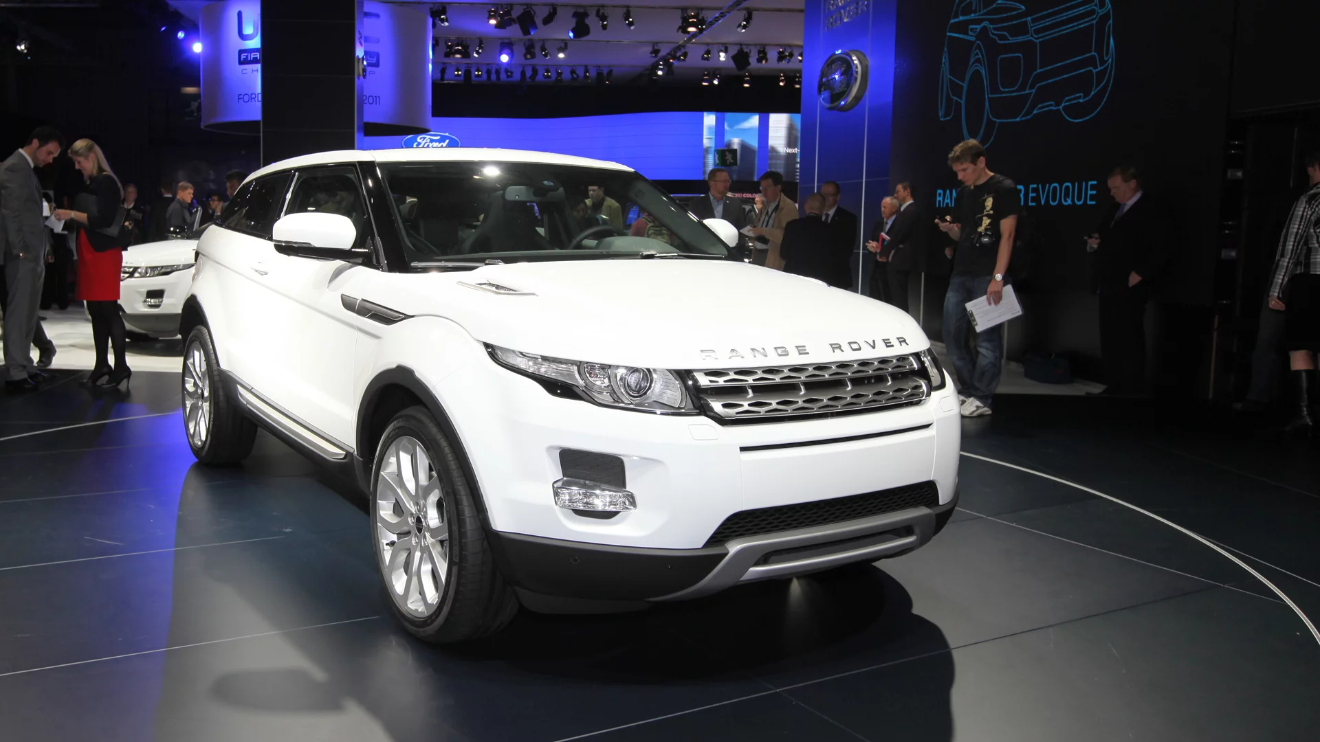 The Range Rover Evoque at the Paris Motor Show