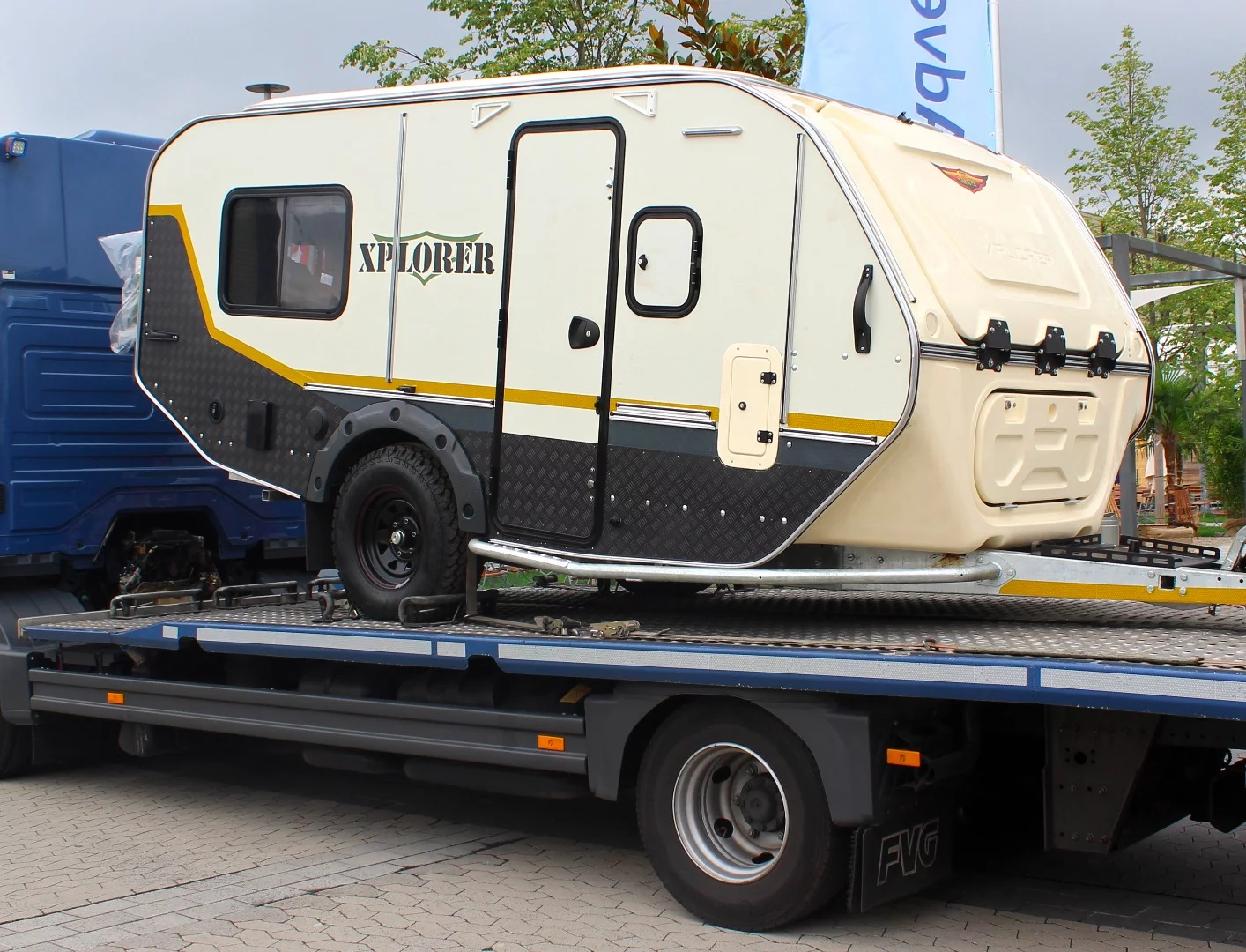 South Africa's Jurgen Safari Caravans tests out the European market with its line-up of caravans, like this ultra-rugged Explorer