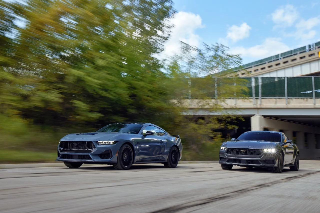 The 2024 Ford Mustang debuts at the new North American International Auto Show in Detroit