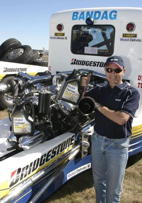 "The Bandag Bullet requires an oil that can handle high temperatures and provide instant lubrication to all parts of the diesel engine. I believe I get that from Mobil Delvac - it gives me confidence knowing that I'm using a high performance engine oil th