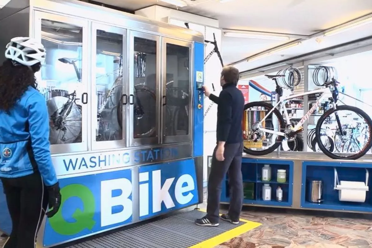 The QBike system in use