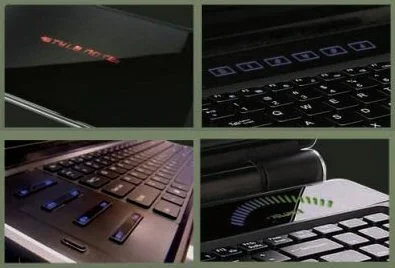 The X8100 has touch sensitive hot keys, programmable gaming keys and touch sensitive volume control as well as customized lid design lighting