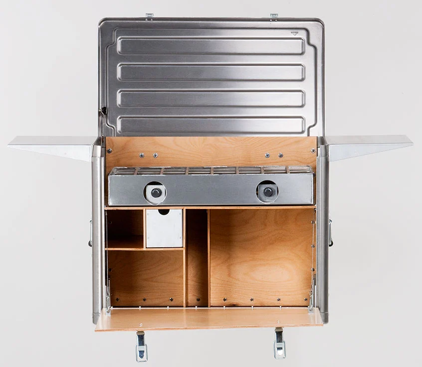 The Partner Steel stove version of the Field Kitchen (Photo: Kanz Outdoors)