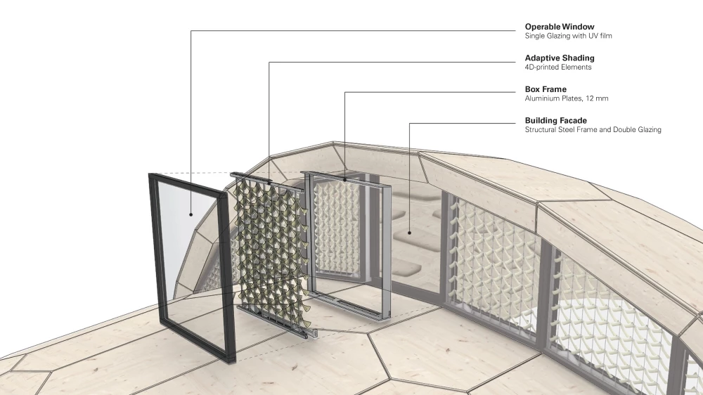 The components of a Solar Gate window unit