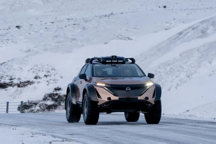 Chris and Julie Ramsey are set to drive a slightly modified Nissan Ariya electric SUV from the magnetic North Pole to the South Pole on an epic EV adventure