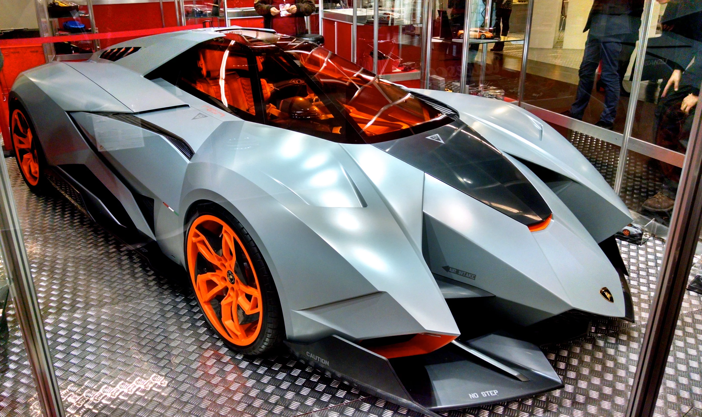 The Egoista is the big draw at the booth of MR Collection Models (Photo: C.C. Weiss/Gizmag)