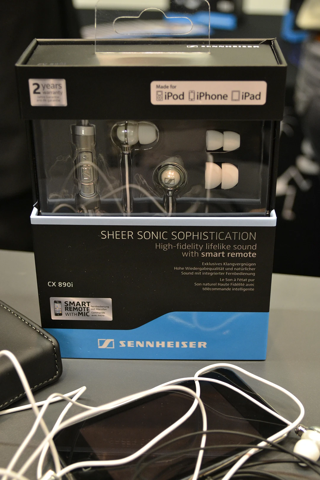 Sennheiser CX 890i headphones boxed