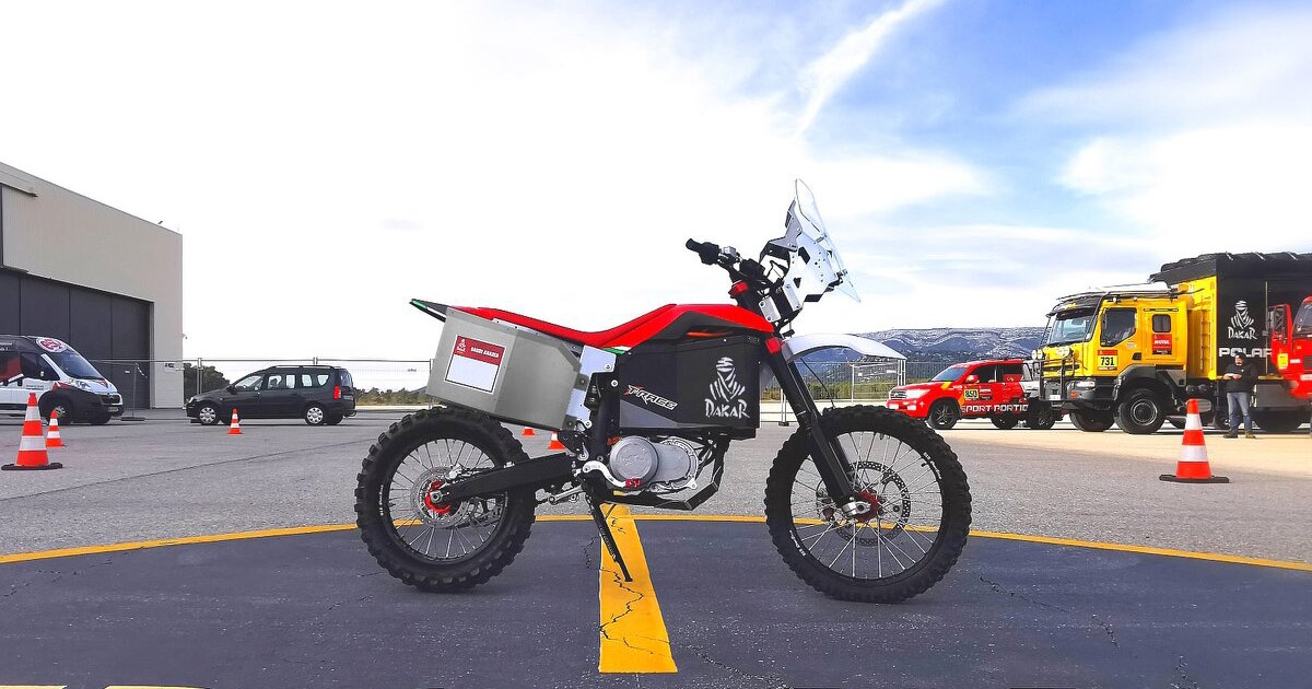 Tacita will debut its 2020 T-Race Rally electric motorcycle at the Dakar