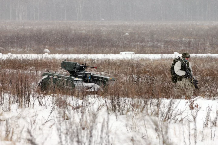 The THeMIS ADDER is designed to support or eventually replace ground troops in the battlefield