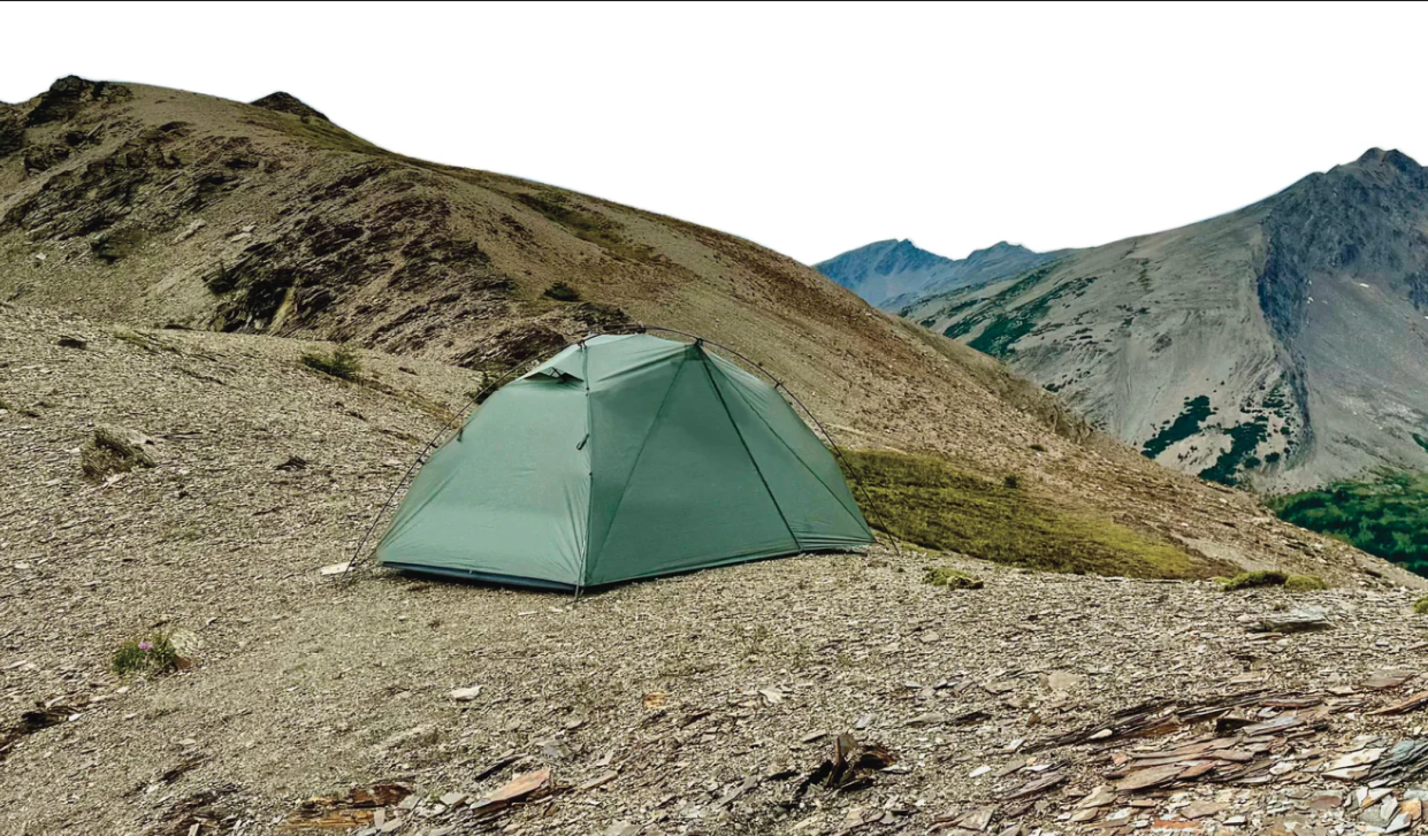 Ultralight tent barely breaks 2 lb and delivers squall-ready shelter