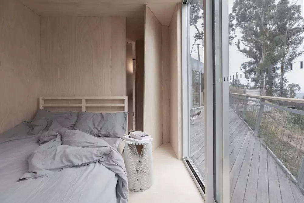 A third container includes House 28's two bedrooms