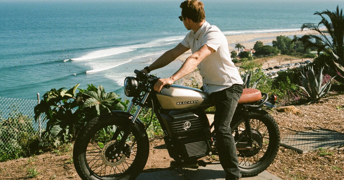a retro electric cafe racer under k