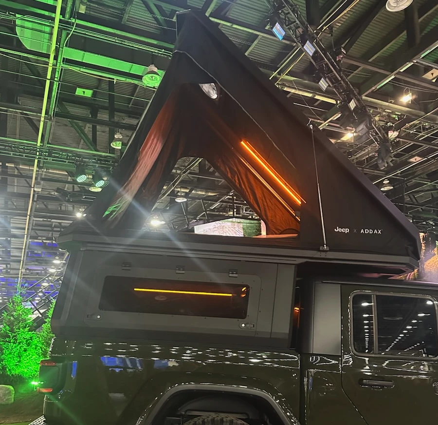 The Gladiator camper made a first appearance at last month's Detroit auto show