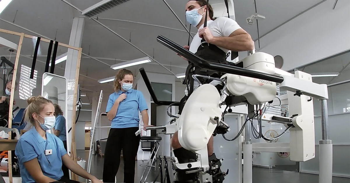 Reha-Robotik und synchronisierte Zaps stellen Bewegung nach ...