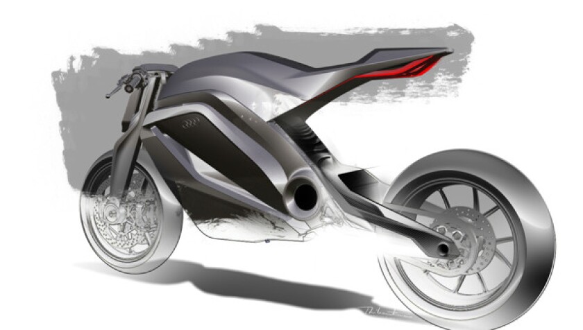 Audi roadster Motorrad concept