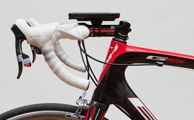 The case can be mounted on the handlebars of your bike courtesy of a quick release bracket that can be adjusted to portrait or landscape orientation