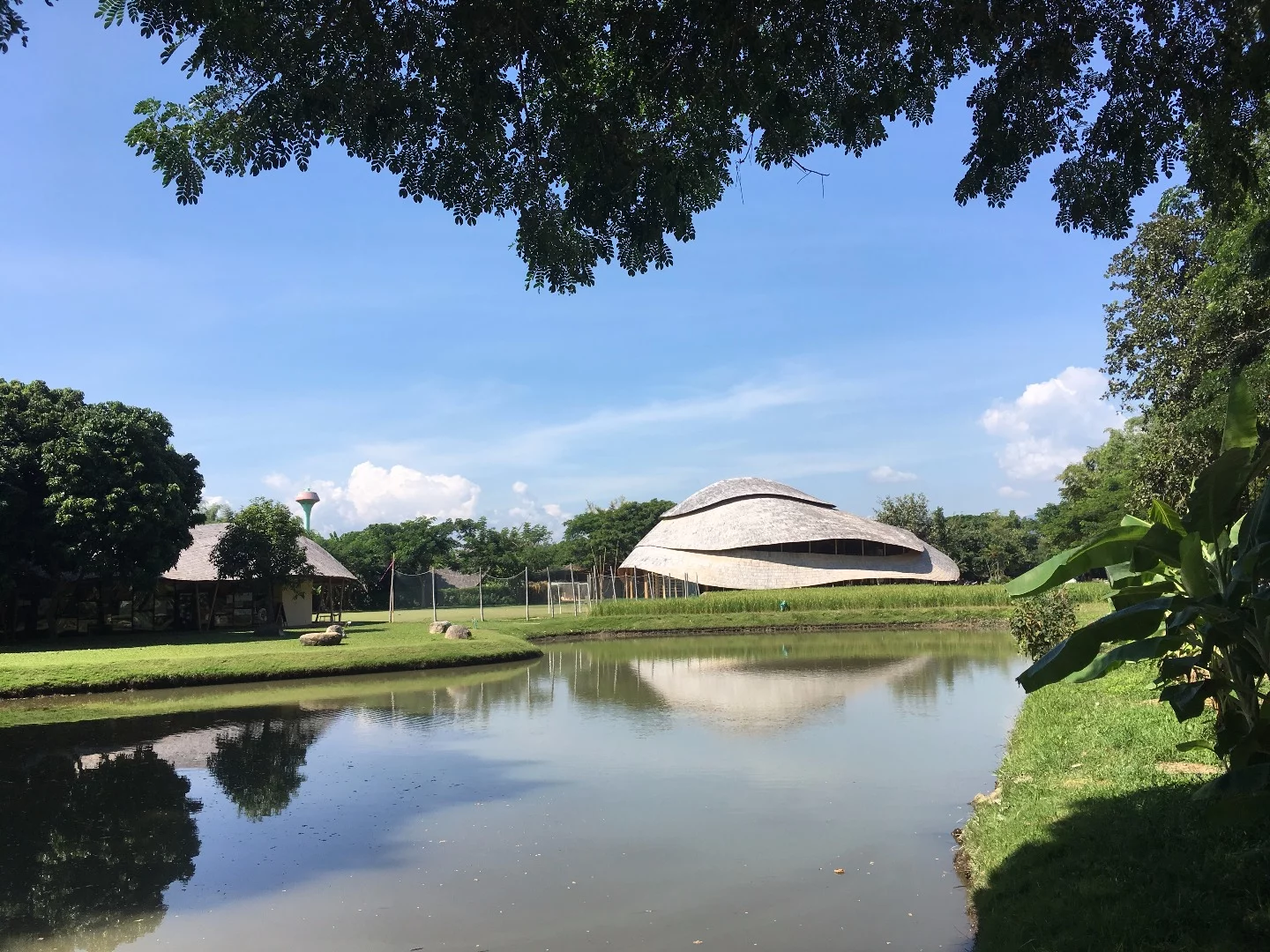 The Bamboo Sports Hall at Panyaden International School in Thailand