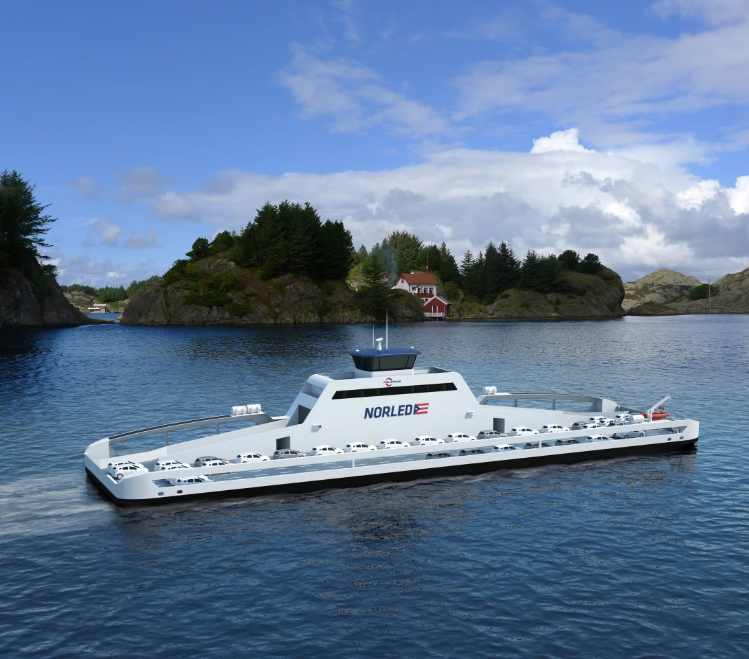 The 80-meter (262.5-foot) catamaran can carry 120 cars and 360 passengers