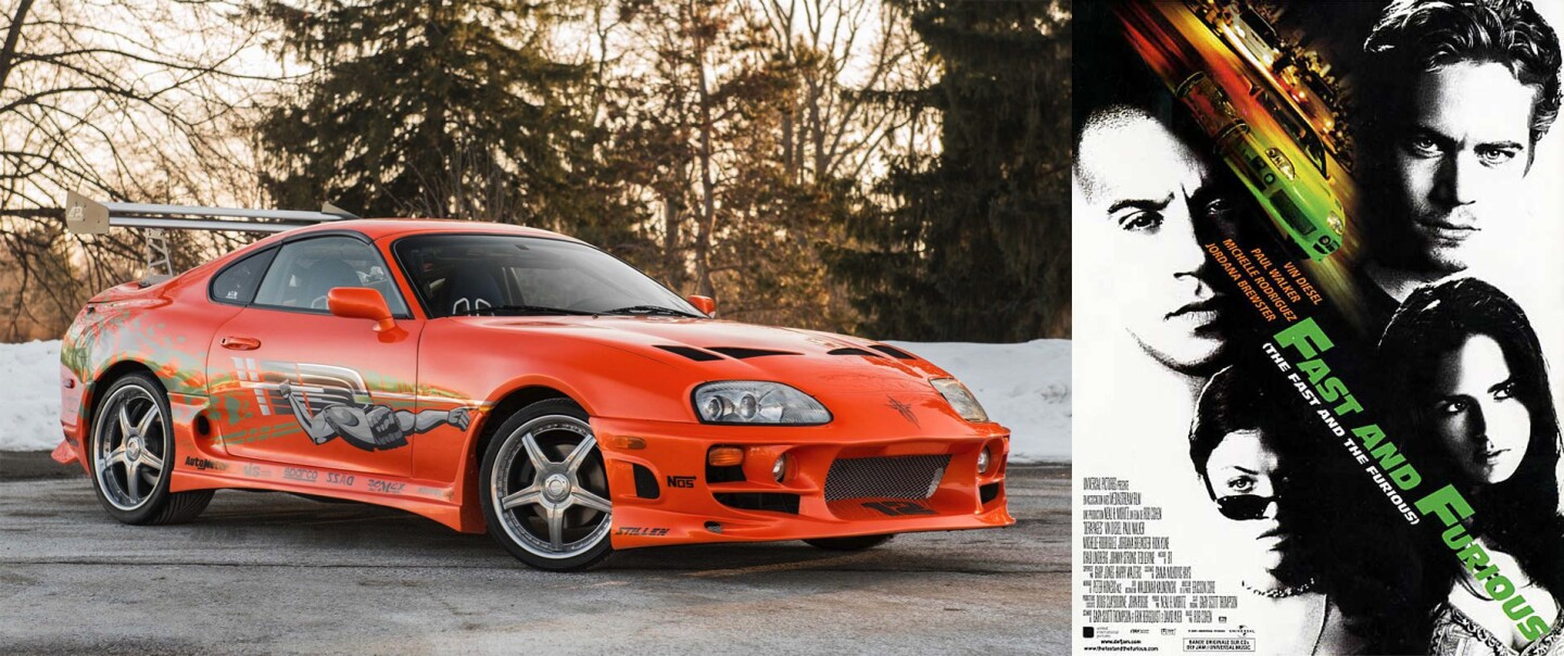 23| The Toyota Supra from The Fast and The Furious