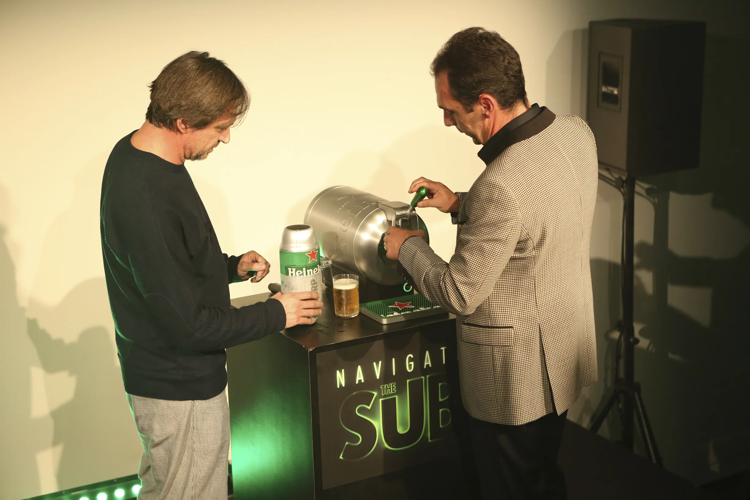 The Sub is designed to sit on a counter