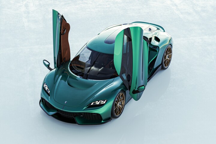 The Koenigsegg Gemera is the company's first four-seat offering