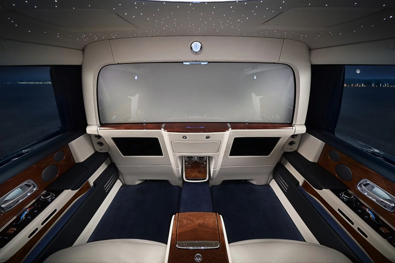The Rolls Royce Privacy Suite, with the front window made opaque