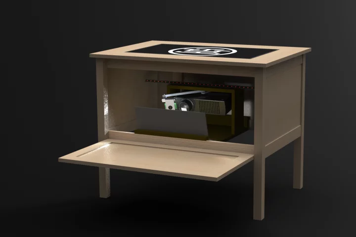 Seeking Kickstarter funding, the Playsurface is an affordable flat-packed multi-touch table-top that connects to your home computer