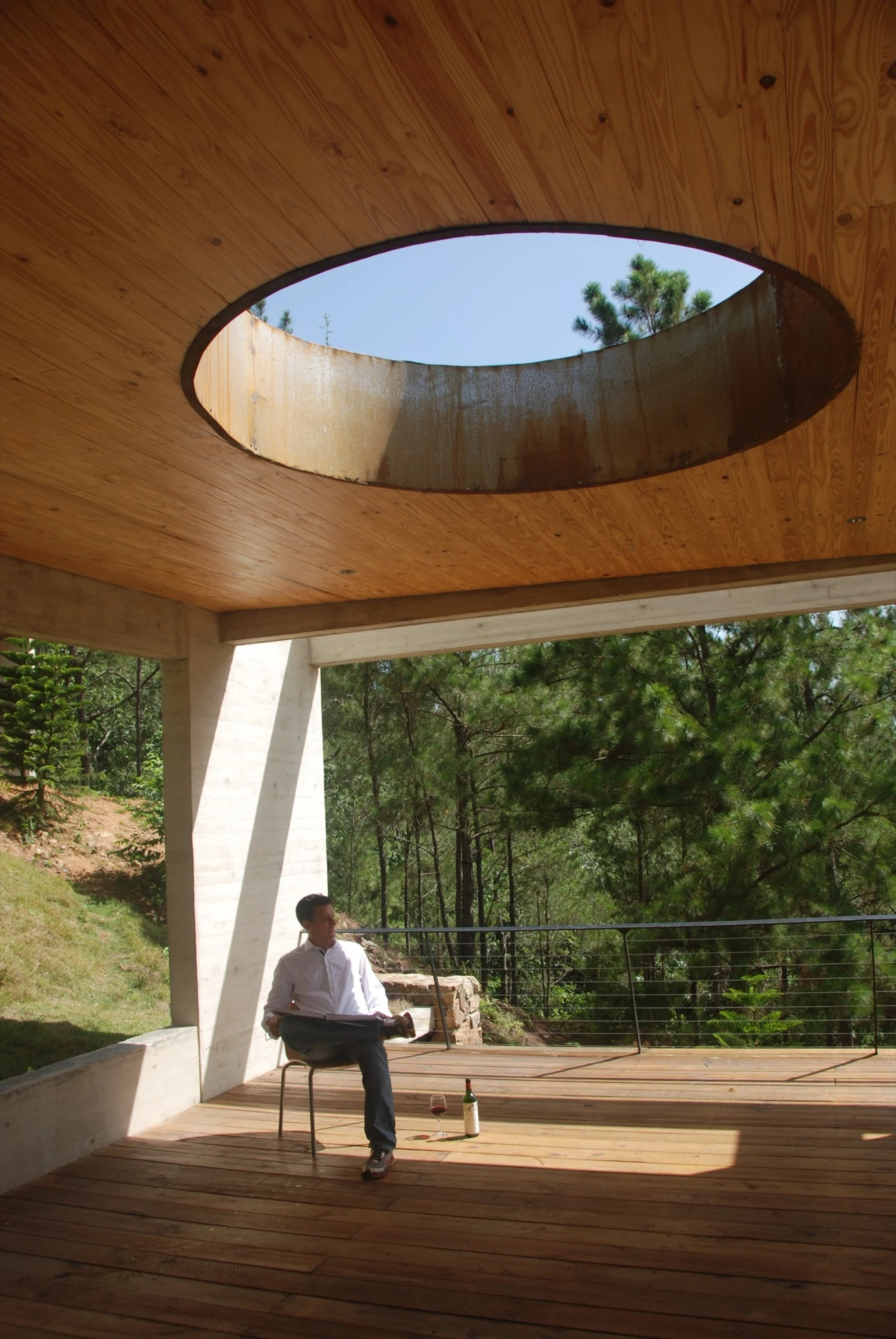 The house is used as a summer getaway (Photo: Eduardo Abreu)