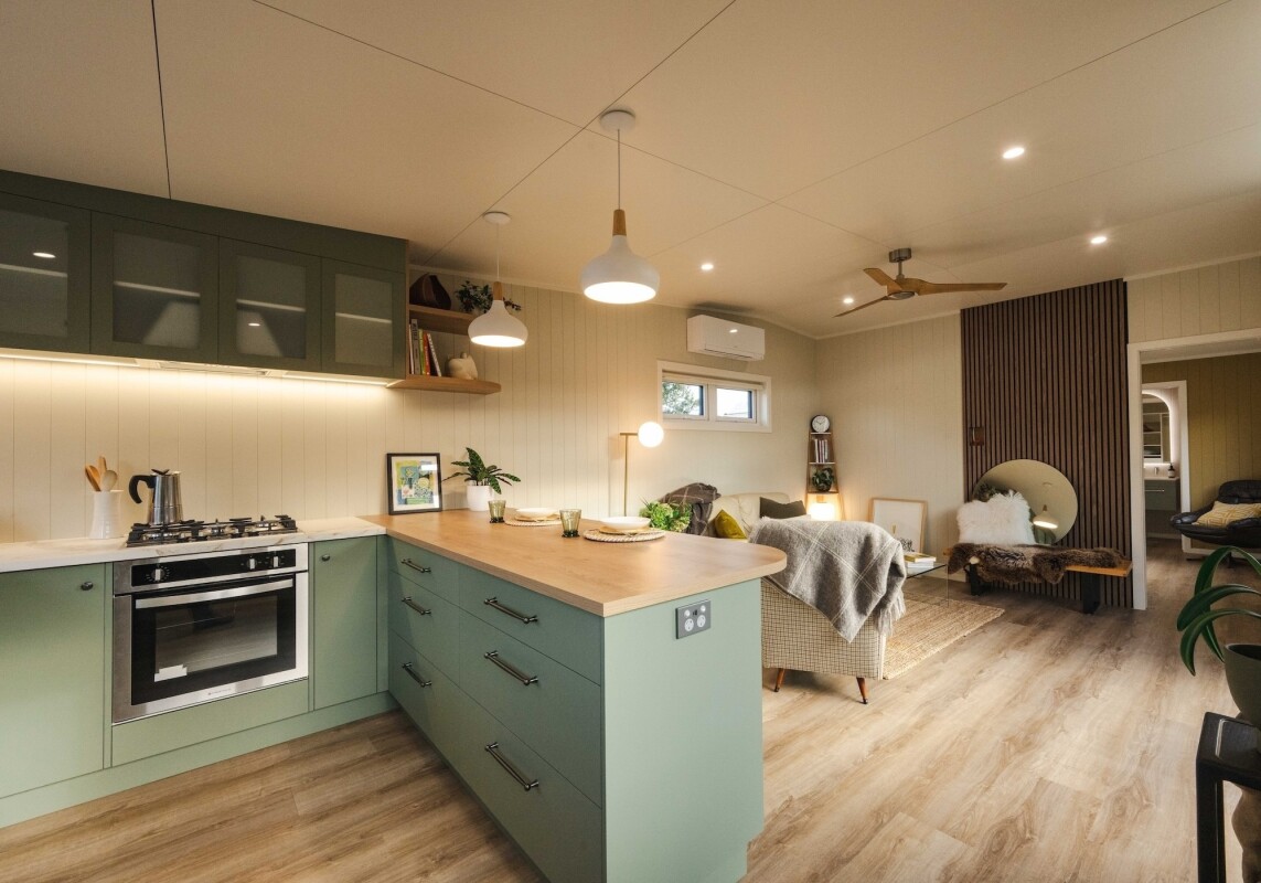 Apartment-sized tiny house delivers small living without compromise