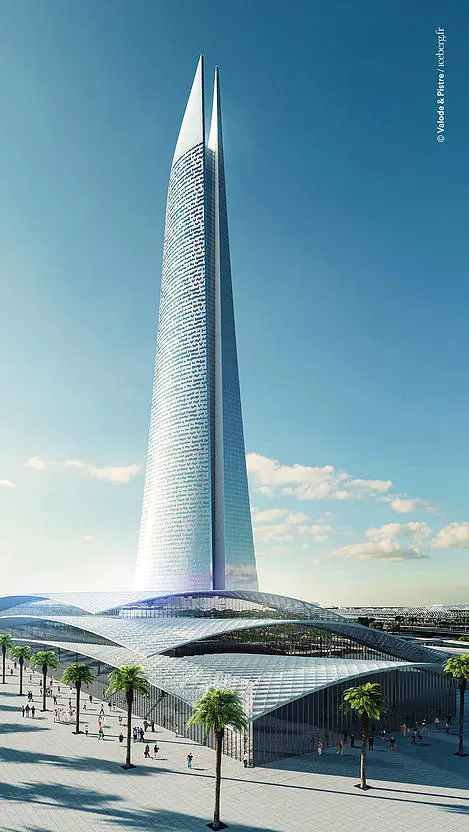 Multinational Architecture firm Valode and Pistre handled the design of the building, which is likened by those involved to a fountain pen