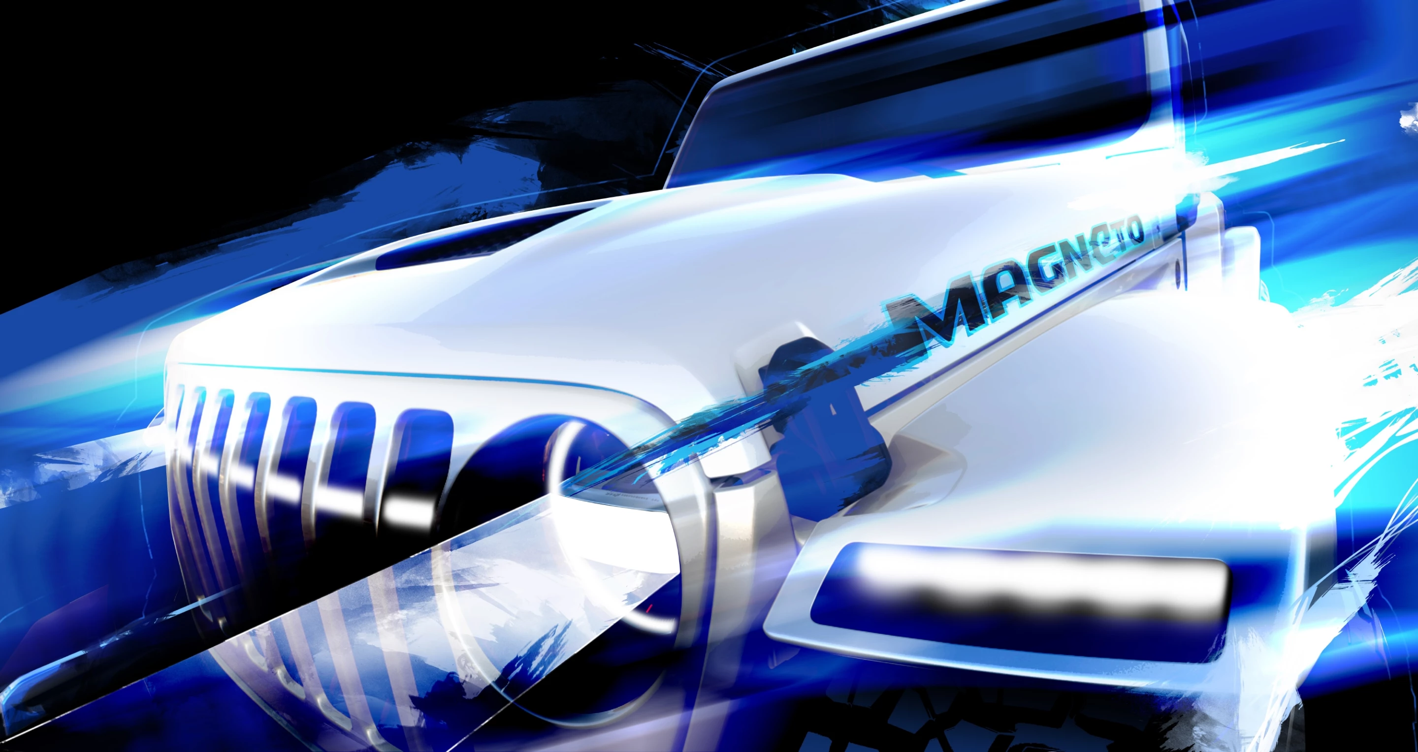 Jeep teased the Magneto ahead of its reveal, and the all-electric Wrangler does not disappoint