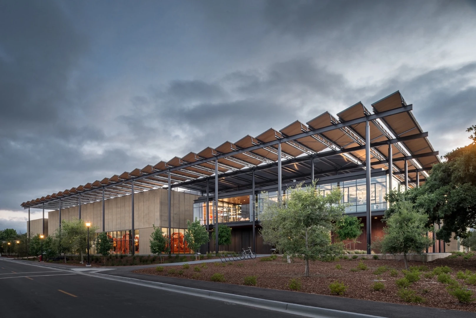 The Stanford University Central Energy Facility was designed by ZGF Architects