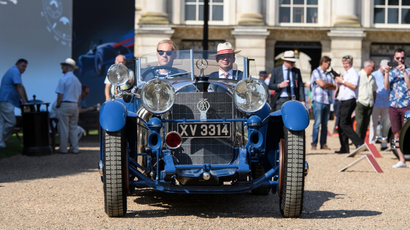 This 1929 Mercedes-Benz S-Type Barker 'Boat Tail' was built for Francis Curzon, the 5th Earl Howe, founder and President of the British racing Drivers' Club, Member of Parliament and six time competitor at Le Mans, with an outright win (1931) and a class win (1930) to his credit. In later life, the car spent time under the custodianship of Tony Hulman, the owner of the Indianapolis Motor Speedway.