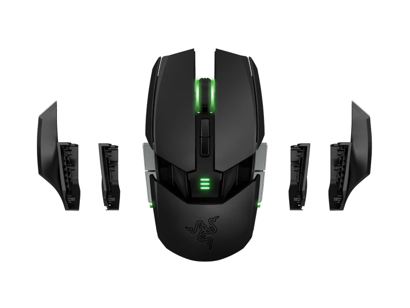 The Ouroboros has customizable side panels allowing for ambidextrous use
