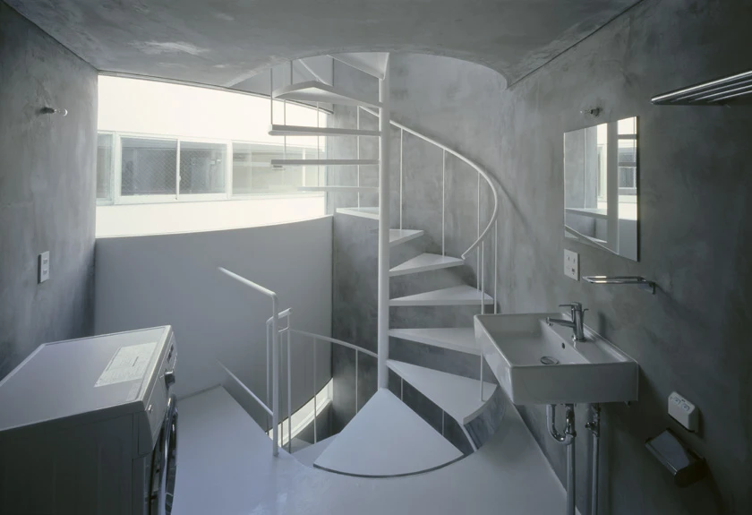 Photography of the apartment interiors reveal incredibly efficient if compact living spaces for one, and the interior layout of the block as a whole is a veritable rabbit warren of a design