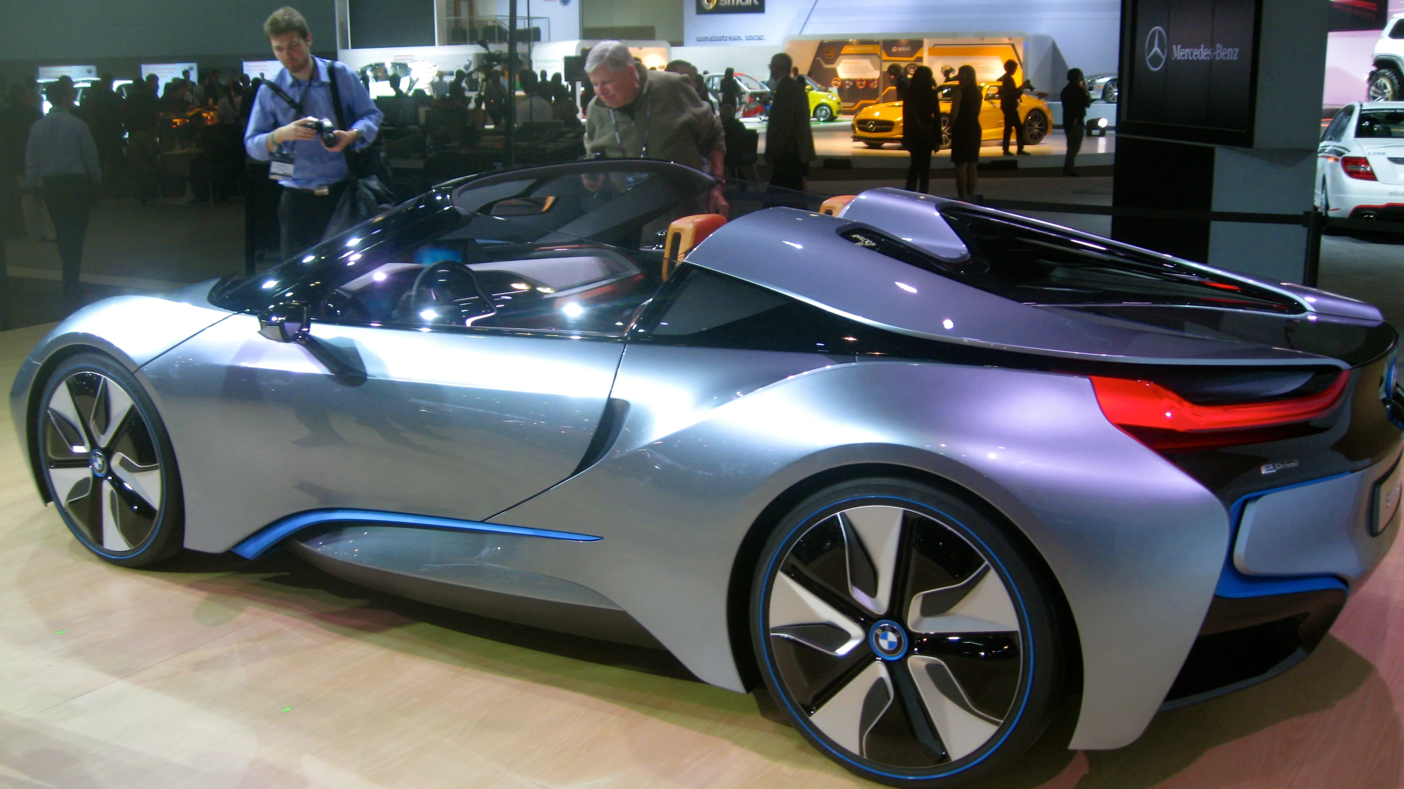 The BMW i8 Concept Spyder at the 2012 LA Auto Show