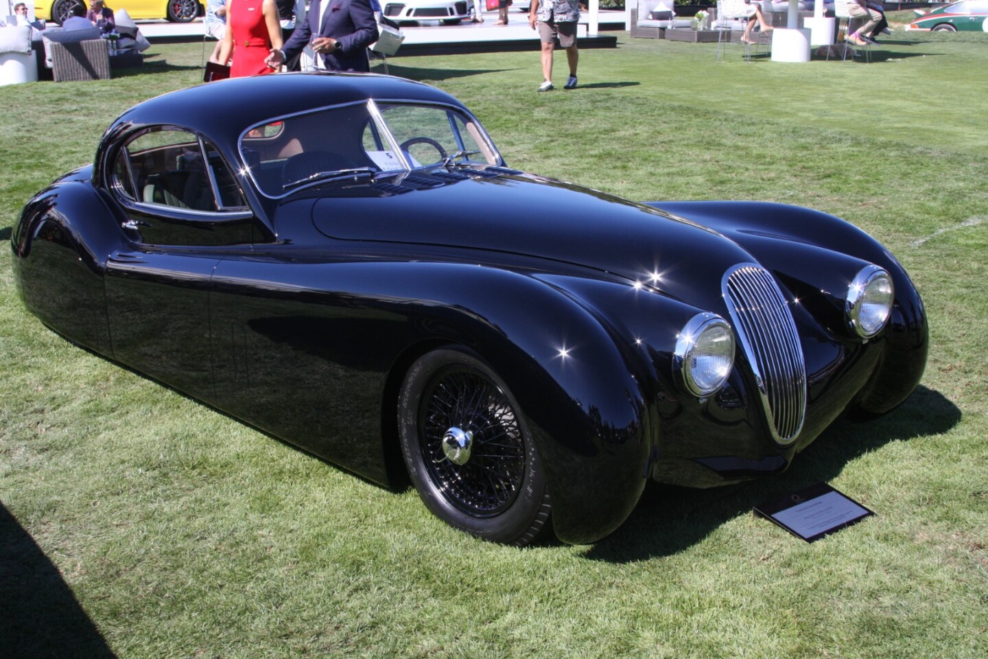 This 1953 Jaguar XK120 FHC is owned by Barry Fitzgerald of Australia. The lines of the Jaguar have been carefully massaged by automotive builder and artist, Justin Hills