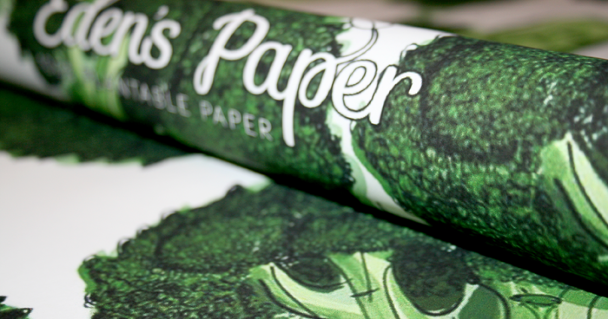 New wrapping paper can be used to grow vegetables